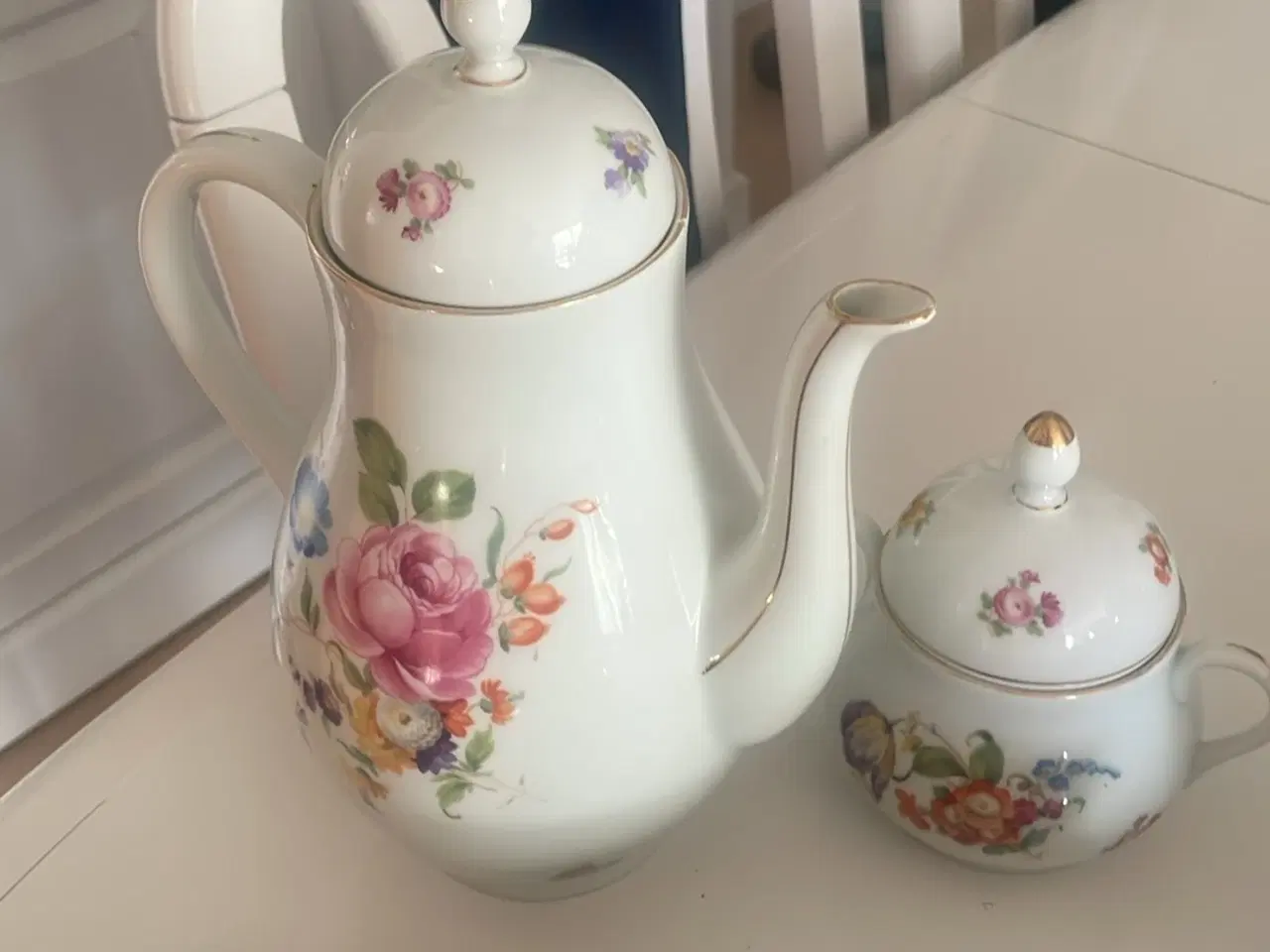 Billede 2 - Kaffekande og sukkerskål