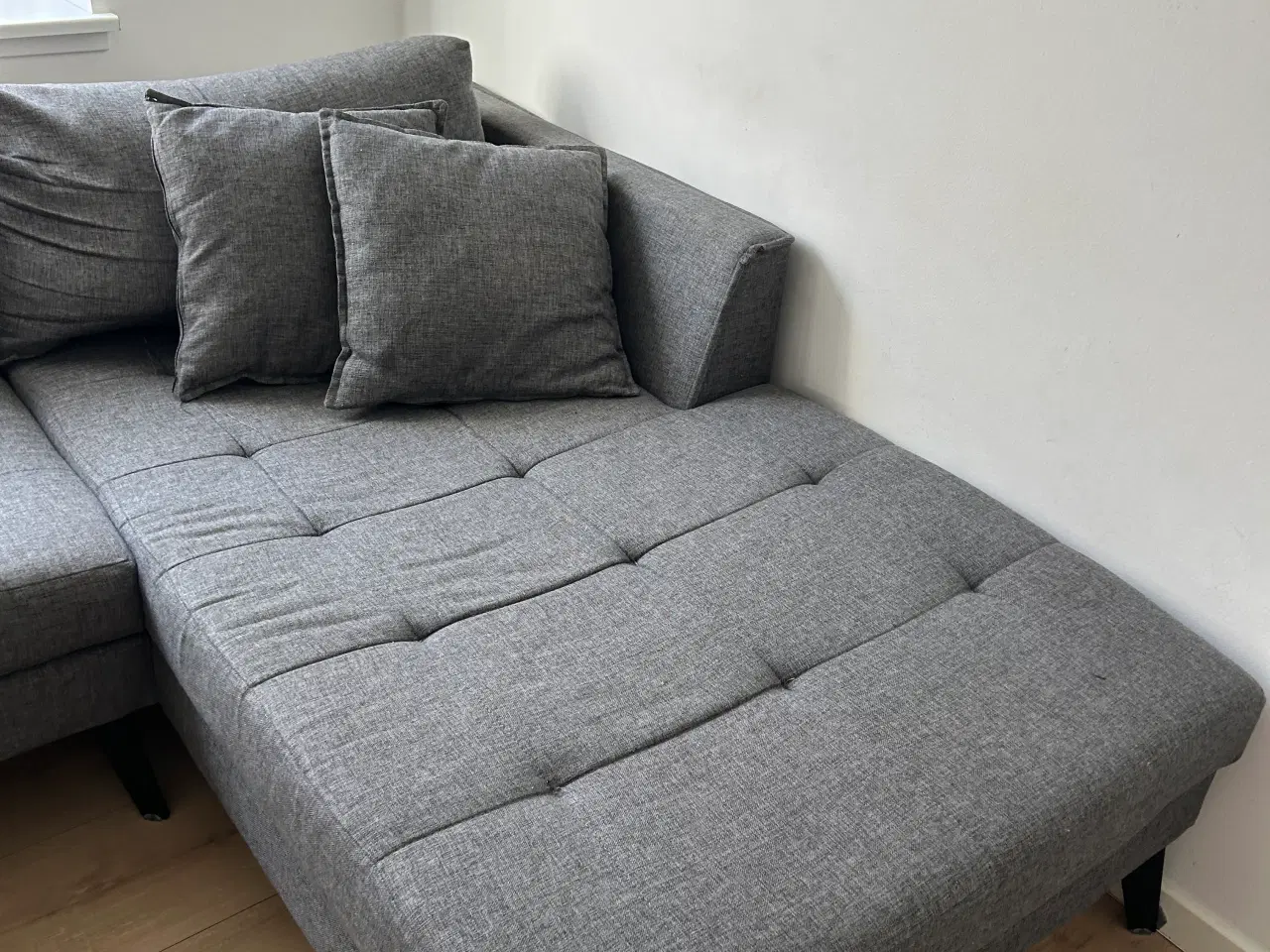 Billede 2 - Sofa med chaiselong 