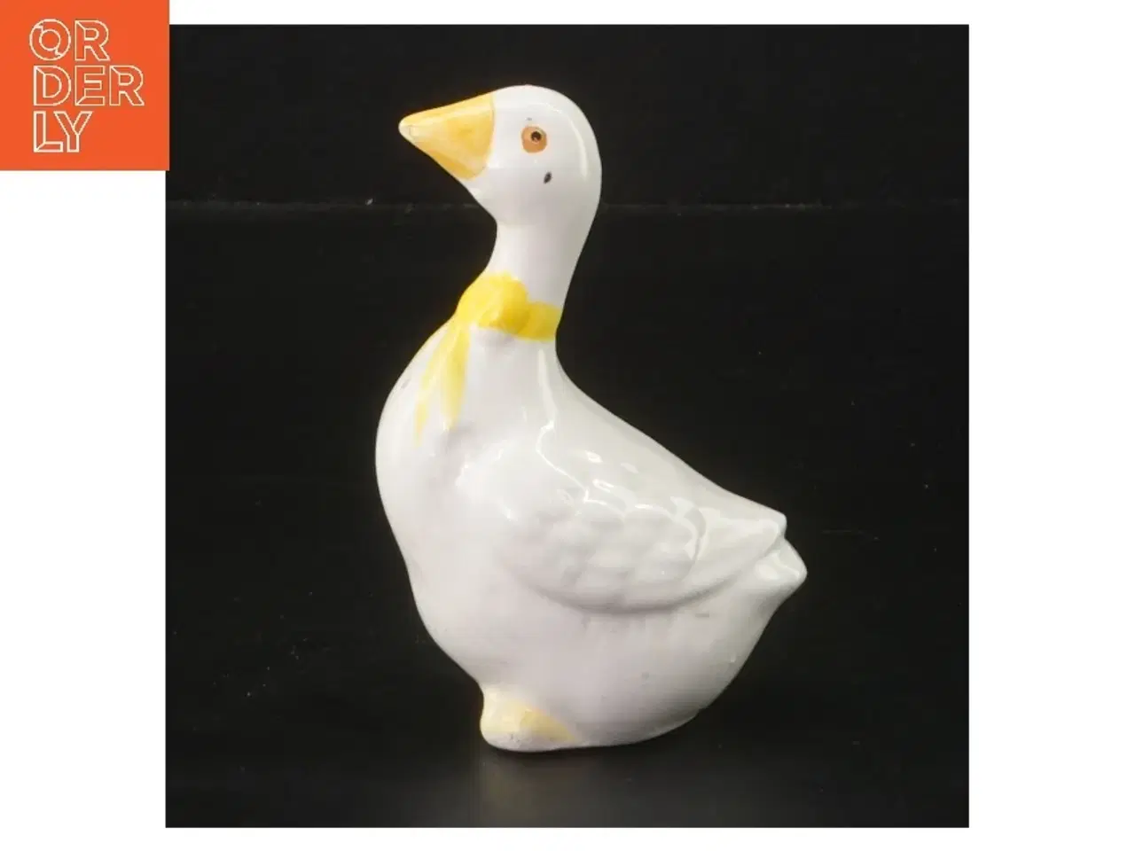 Billede 1 - Keramisk gåsefigur (str. 10 cm)