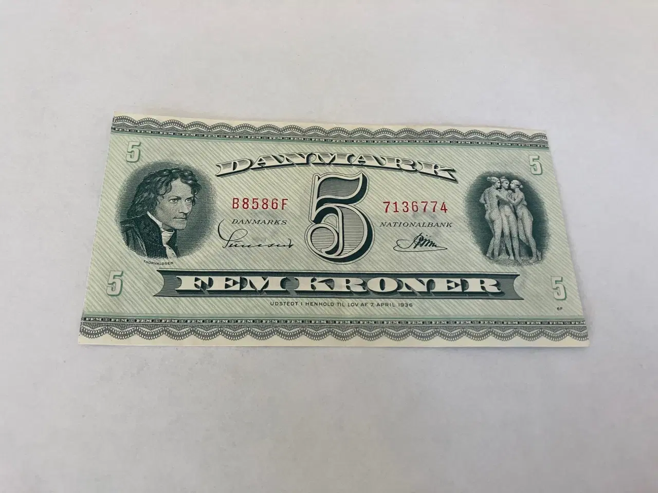 Billede 1 - 5 Kroner B8 1958