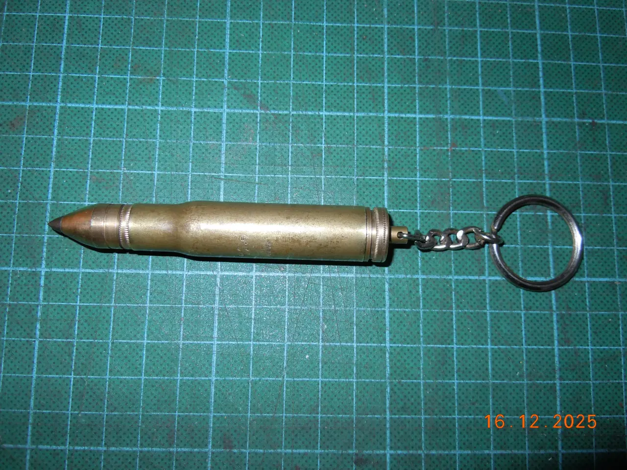 Billede 2 - Pibe i patron med stålspids og nøglering.