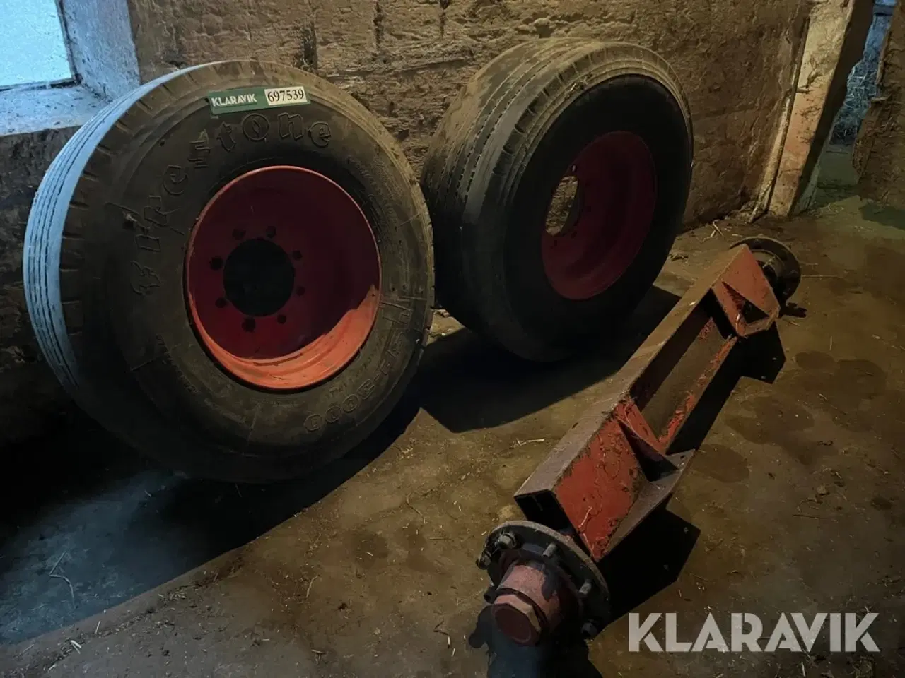 Billede 2 - Aksel med hjul