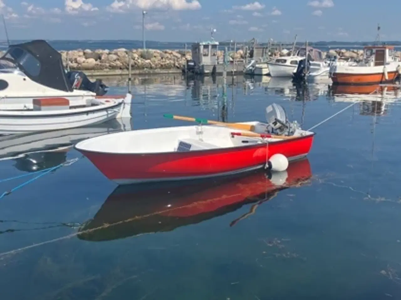 Billede 7 - Glasfiberjolle 14 fod med Honda BF 15 A motor 