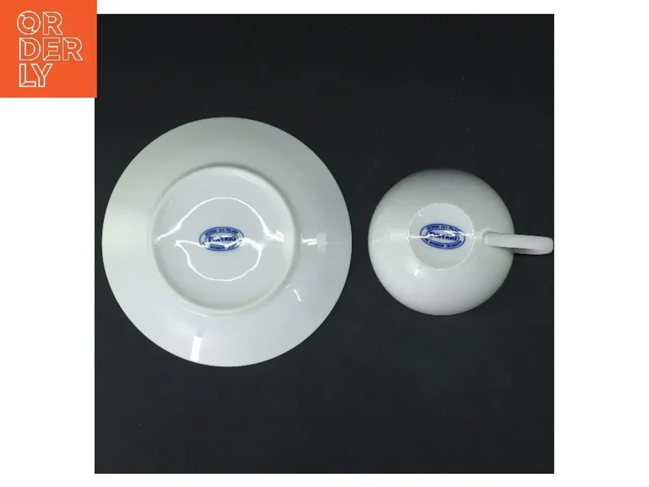 Billede 4 - 5 stk Porcelænskopper fra Eva Trio med underkopper fra Evatrio (str. Ø 14 og Ø8,5 cm)