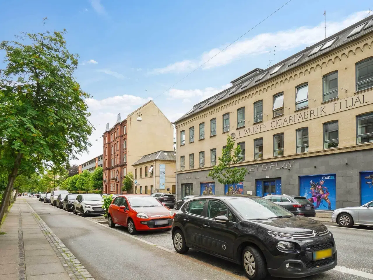 Billede 1 - 211 m2 effektivt storrumskontor i tidligere Cigarfabrik. centralt på Frederiksberg