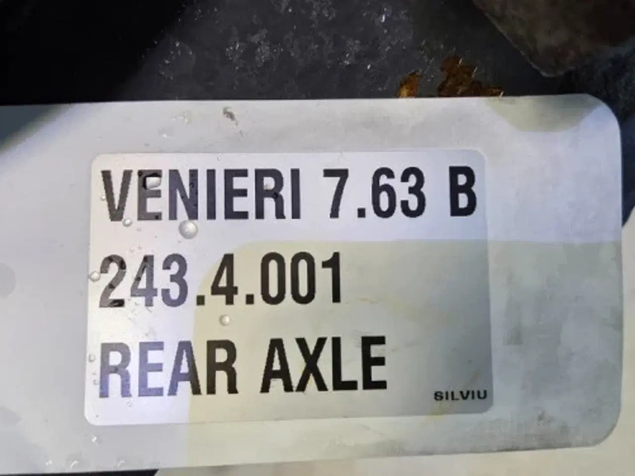 Billede 12 - Venieri 7.63B Bagaksel 243.4.001