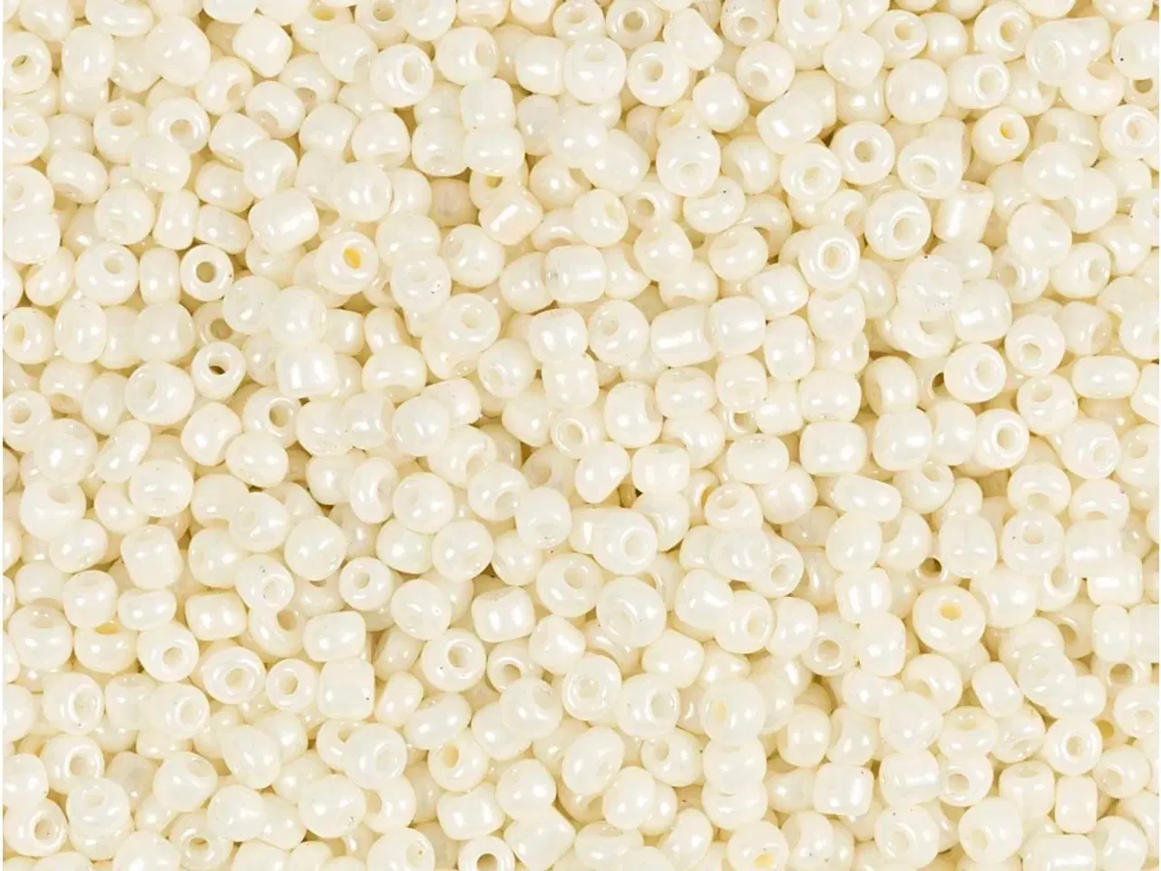 Billede 1 - Rocaiperler, diam. 1,7 mm, str. 15/0, hulstr. 0,5-0,8 mm, perlemor, 25g/ 1 pk.