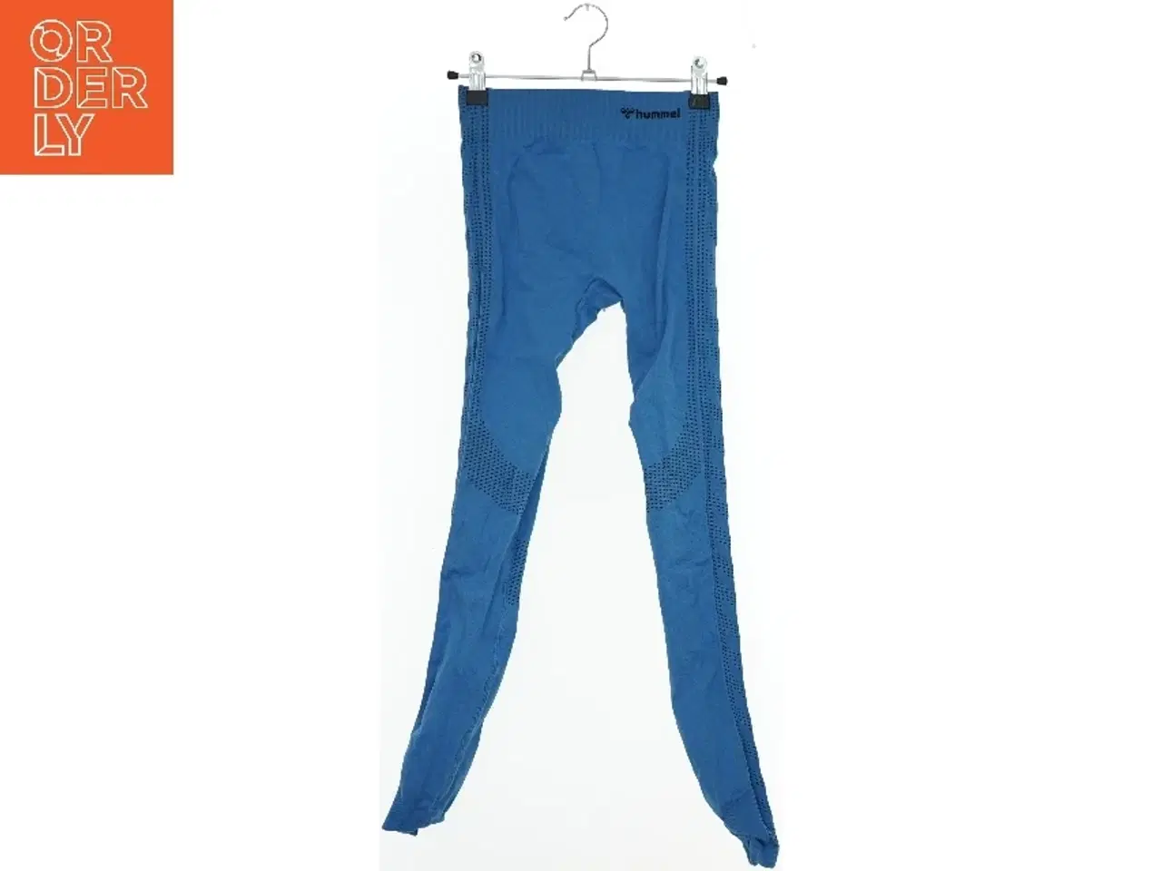 Billede 1 - Lange blå leggings fra Hummel (str. S)
