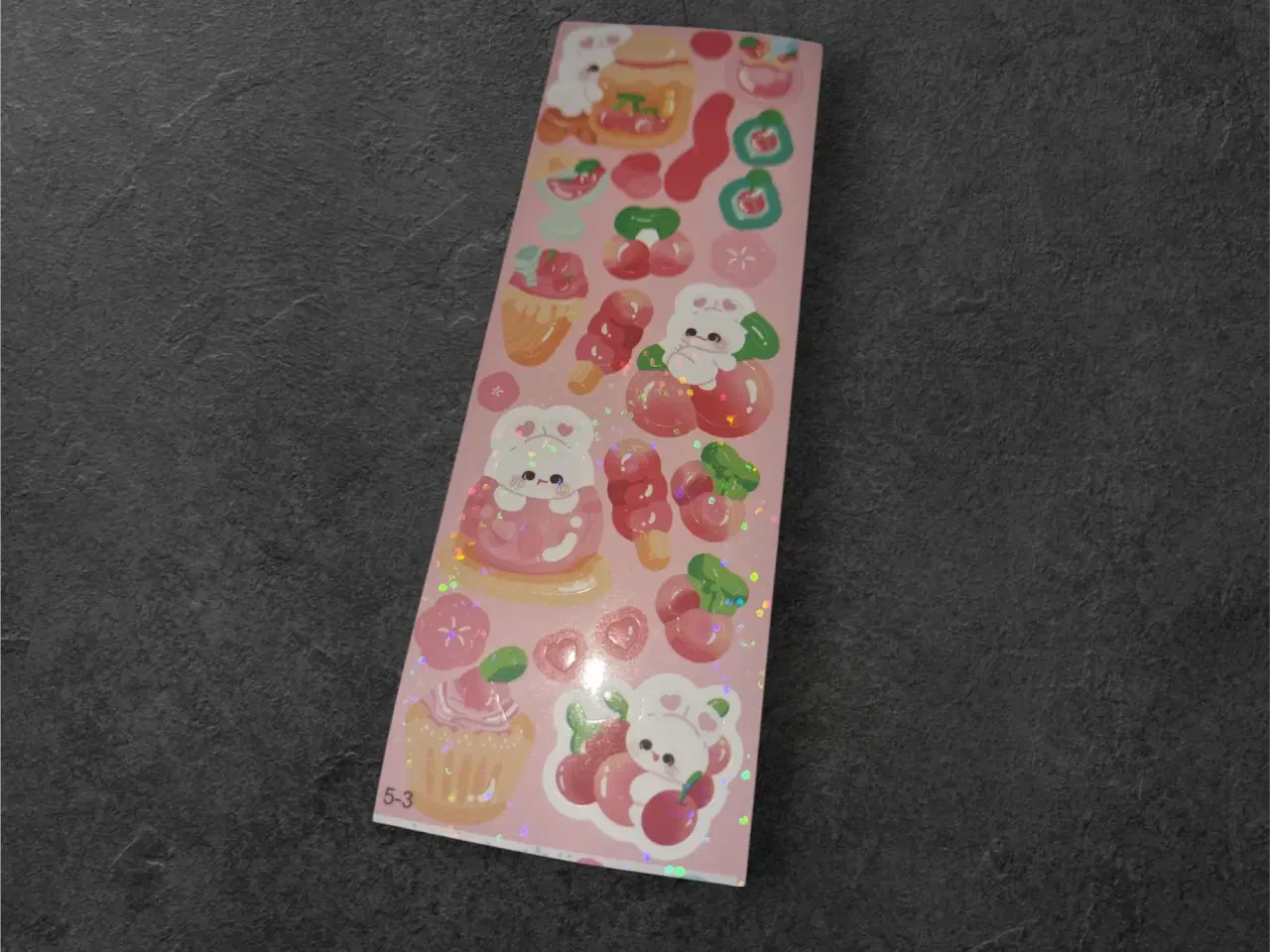 Billede 3 - Søde klistermærker med får og lækre desserter Gør