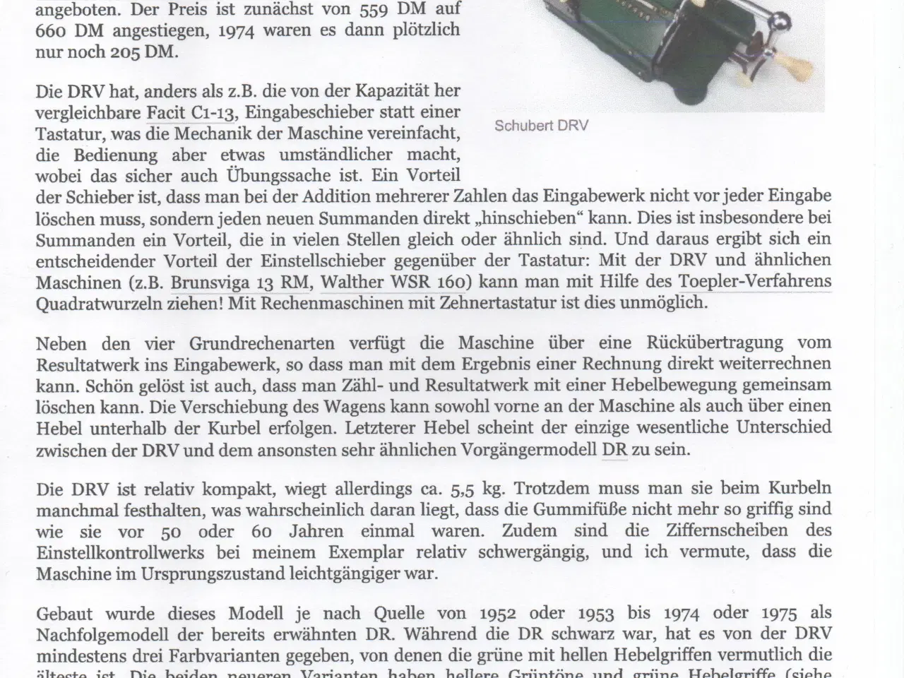 Billede 8 - Gammel Regnemaskine Schubert DRV