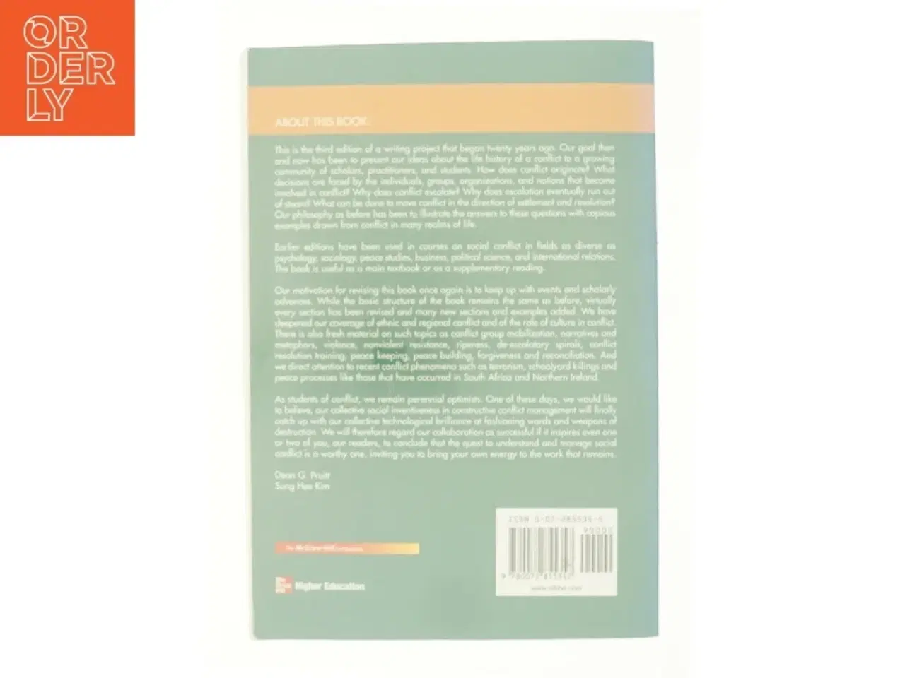 Billede 2 - Social Conflict af Sung Hee Kim; Jeffrey Z. Rubin; Dean G. Pruitt (Bog)