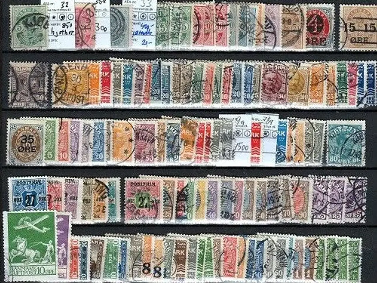 Billede 1 - Danske frimærker