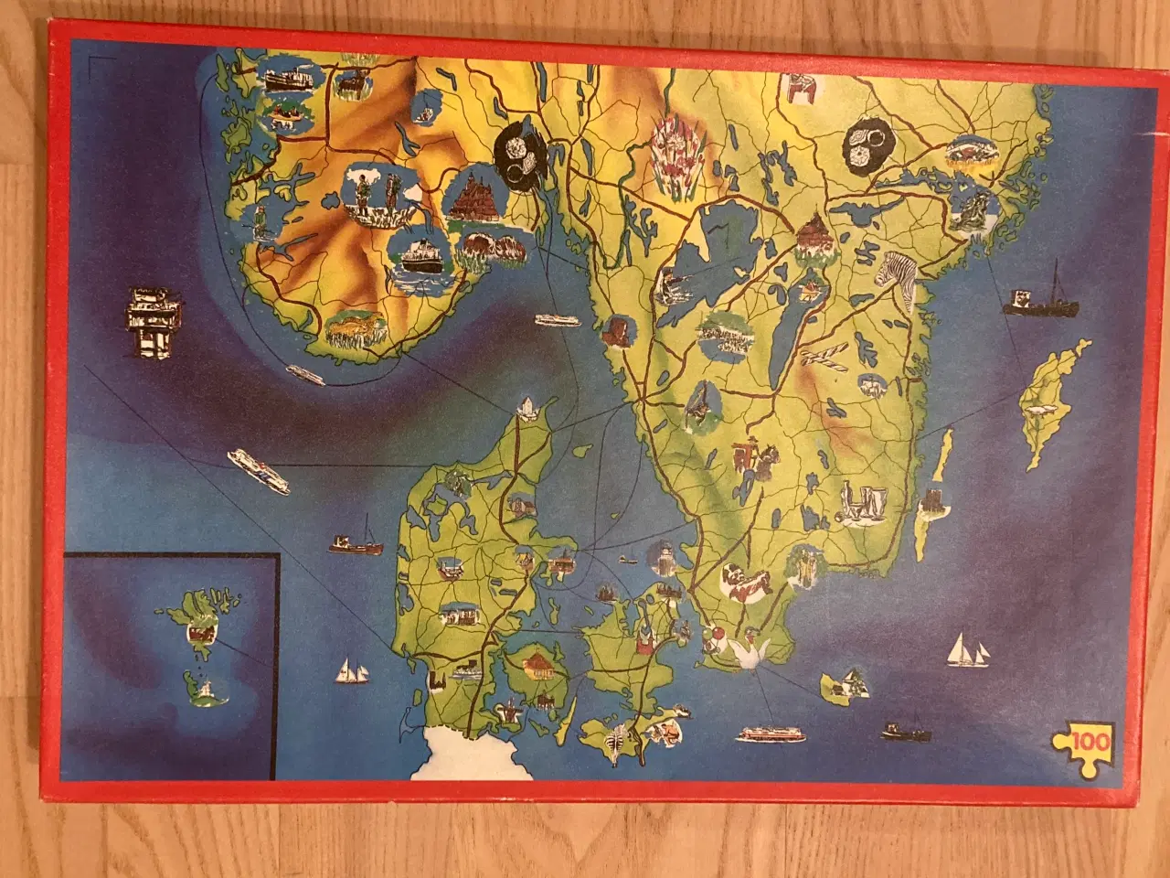 Billede 1 - Puslespil med 100 brikker