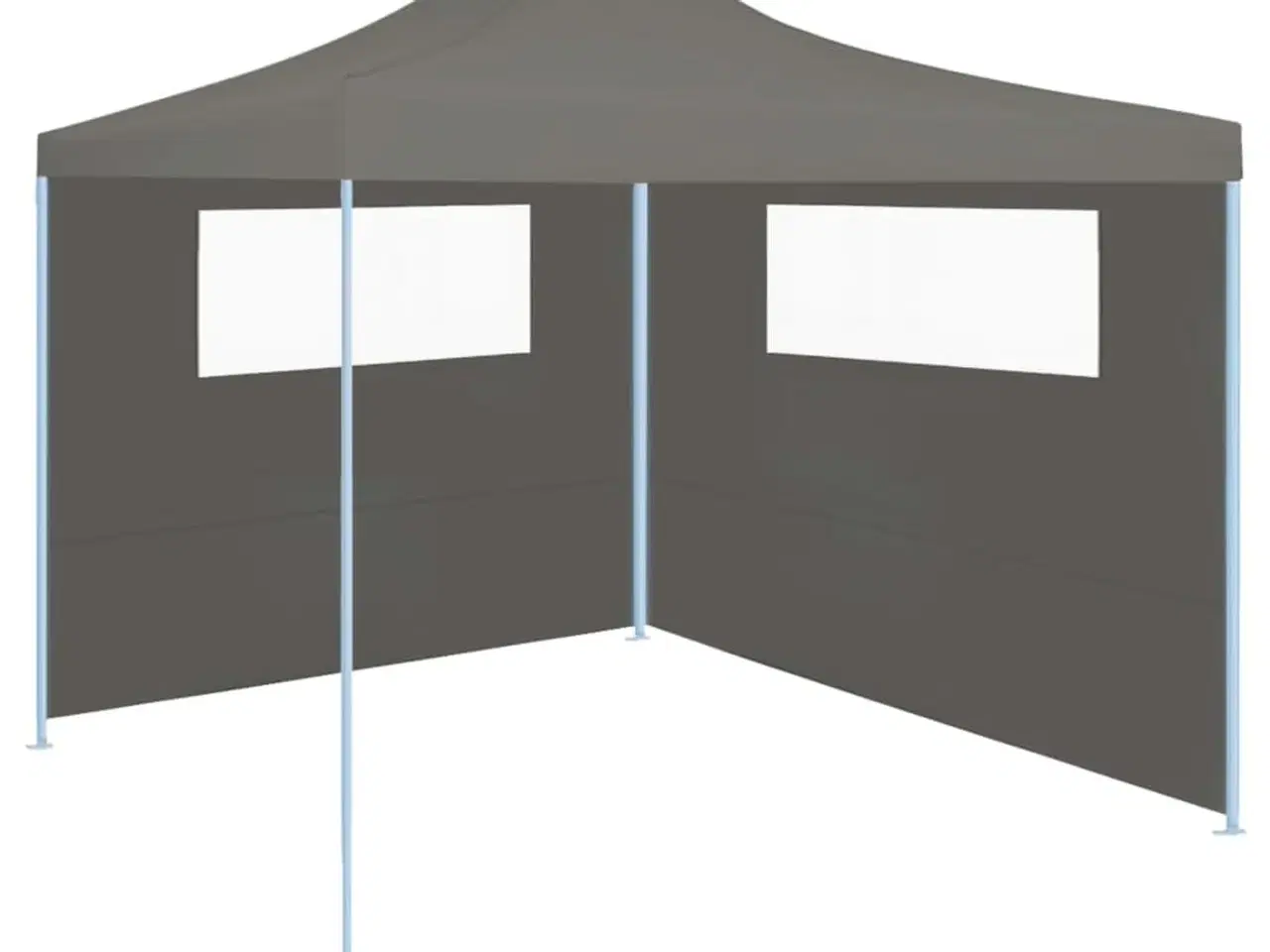 Billede 2 - Pavillonvæg med vinduer 6x2 m antracitgrå