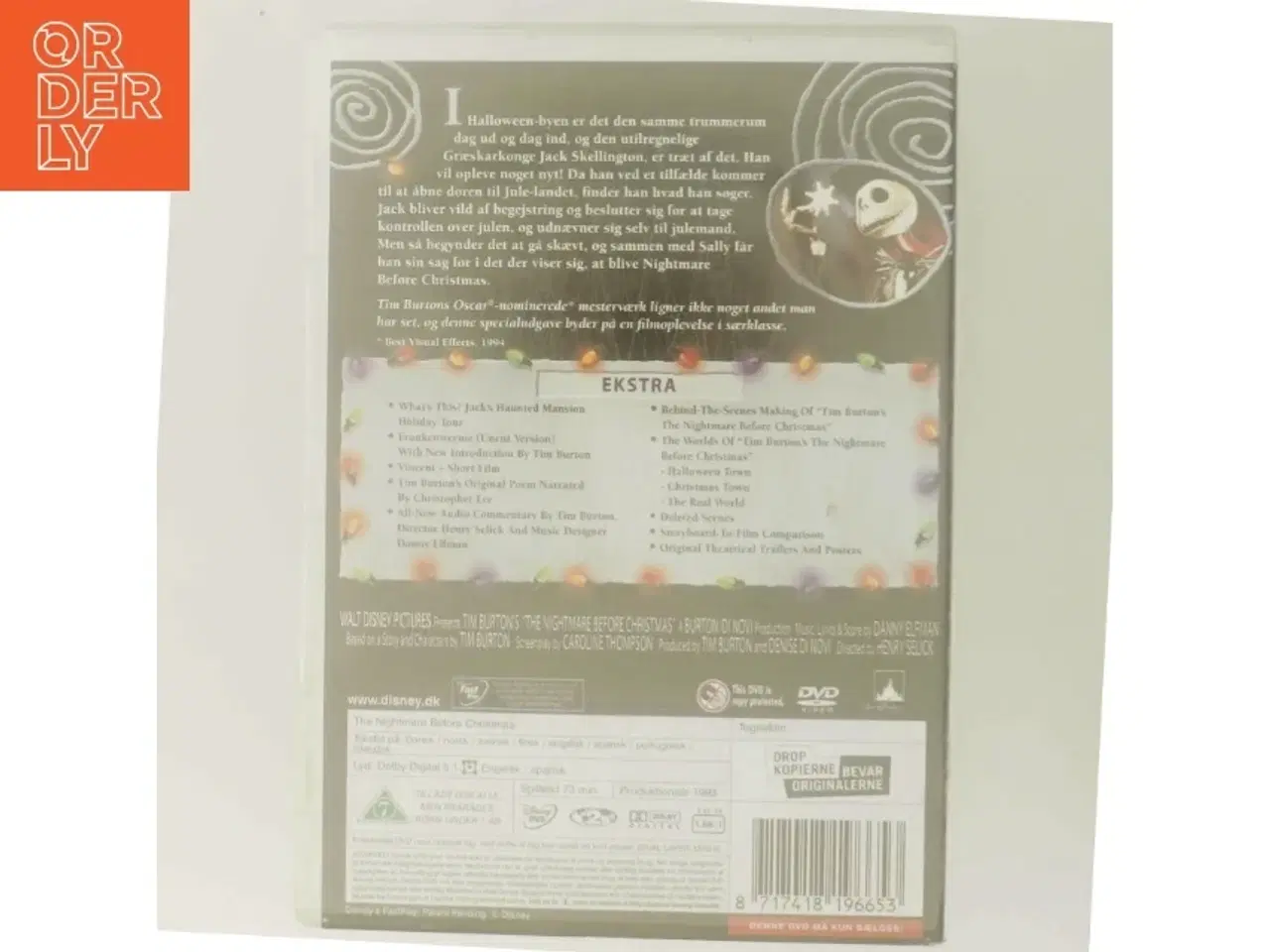 Billede 3 - The nightmare before christmas med Danny Elfman (DVD)