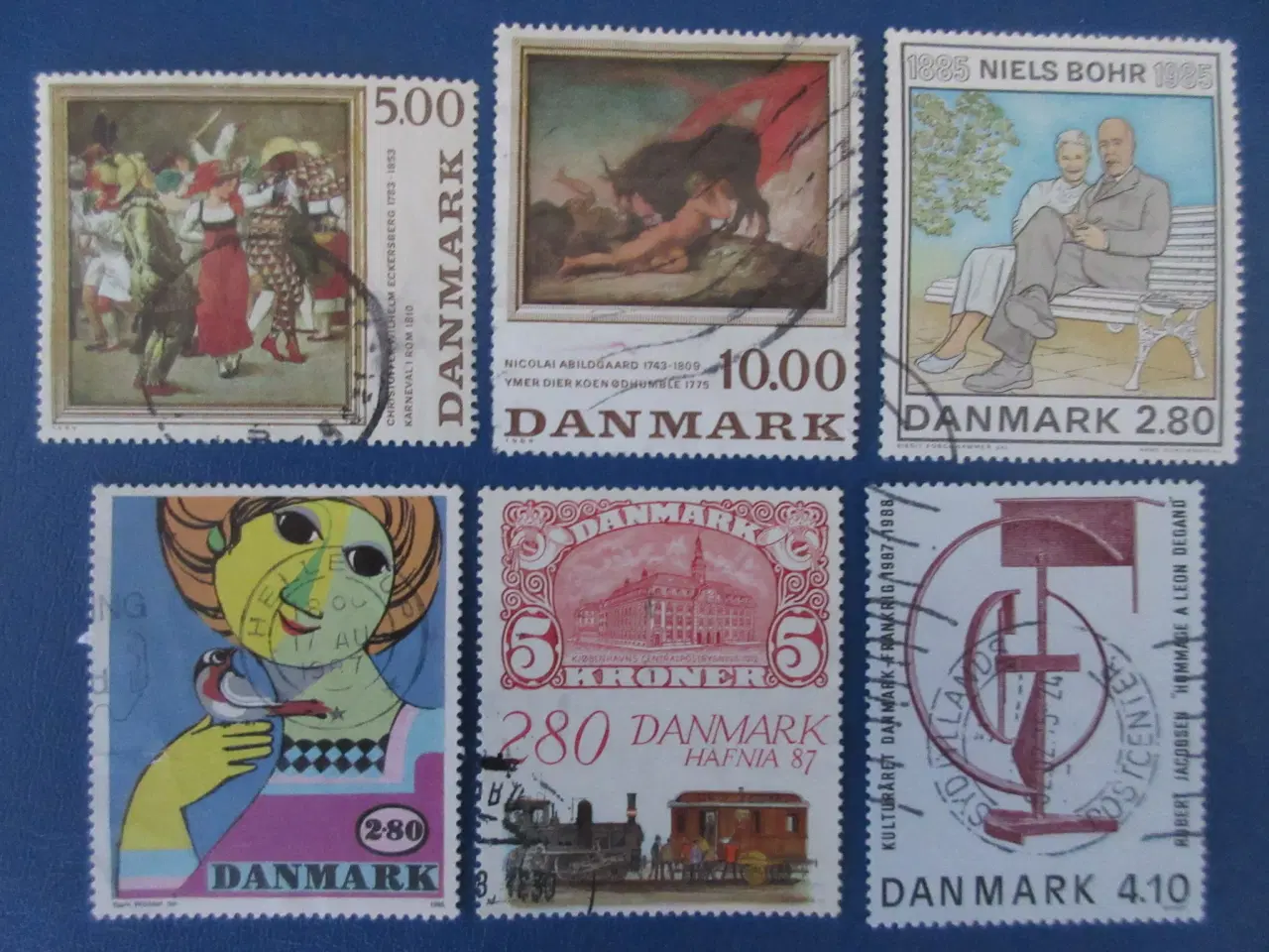 Billede 2 - Danmark 24 malerifrimærker