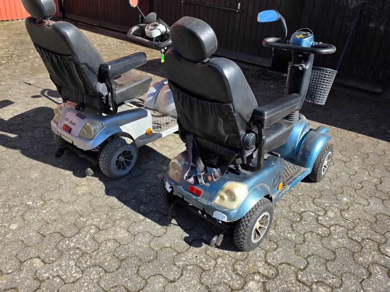 Billede 3 - 2 ældre 4 hjulede elscooter