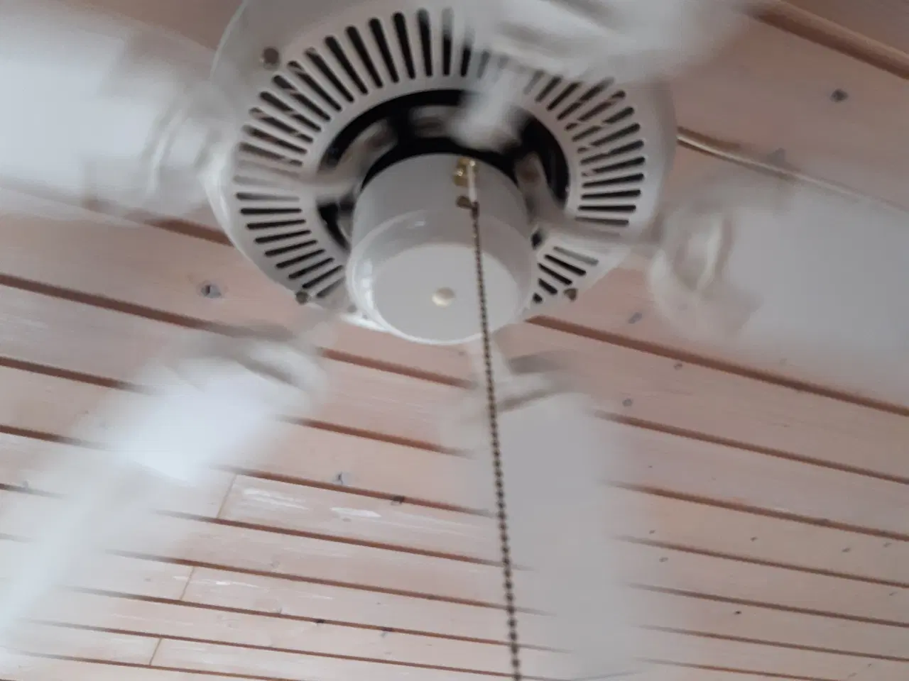 Billede 3 - Loftmølle ventilator med 5 vinger og kædetræk