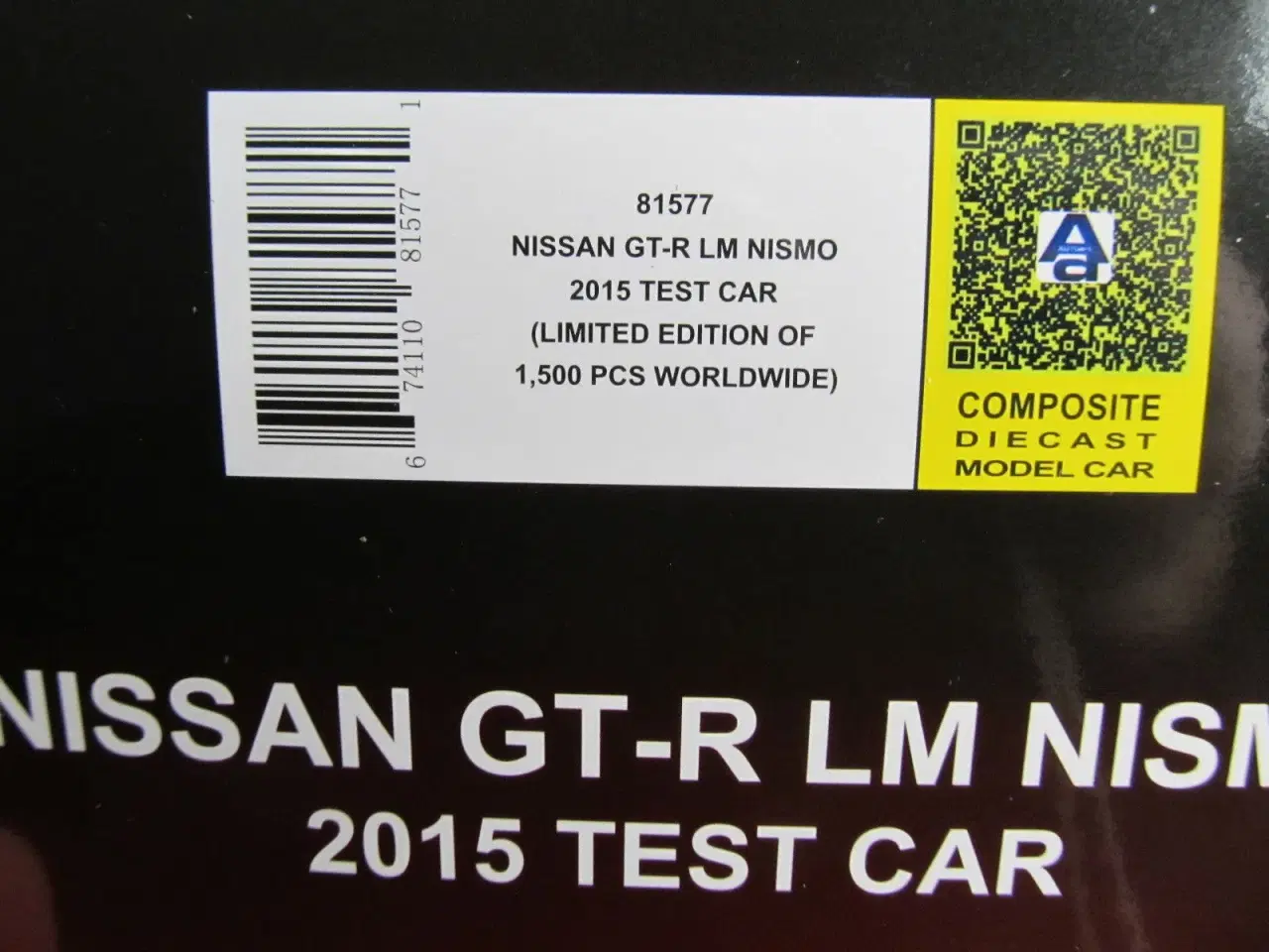 Billede 9 - 2015 Nissan GT-R LM Nismo Le Mans Testbil - 1:18 