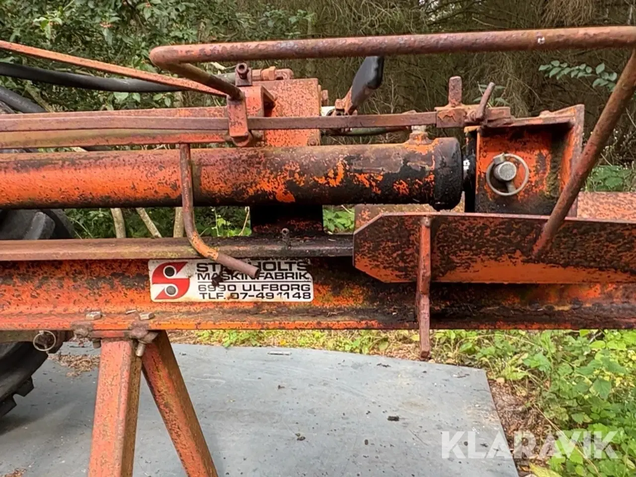 Billede 8 - Hydraulisk brændekløver Stenholts maskinfabrik 6 tons