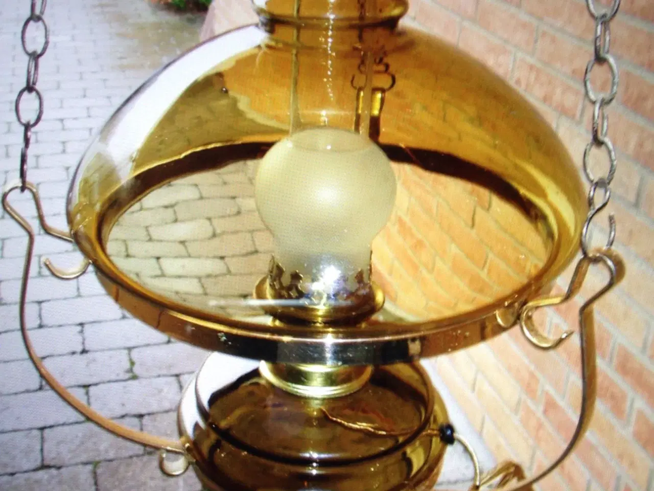 Billede 1 - Holmegård retro lampe