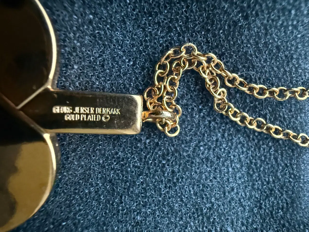 Billede 4 - Georg Jensen Ornament Forgyldt Flettet Hjerte 1997