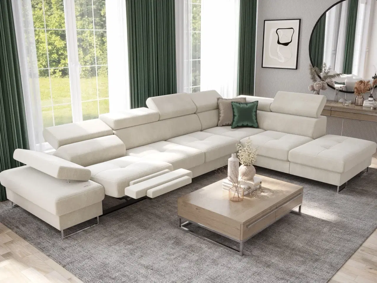 Billede 11 - GALAKSE RELAX HJØRNESOFA  225X350 CM