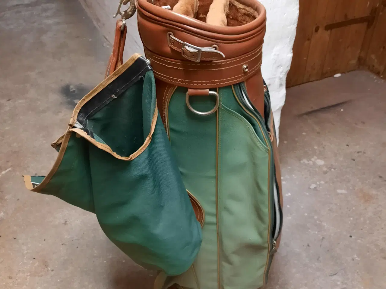 Billede 1 - Golftaske læder