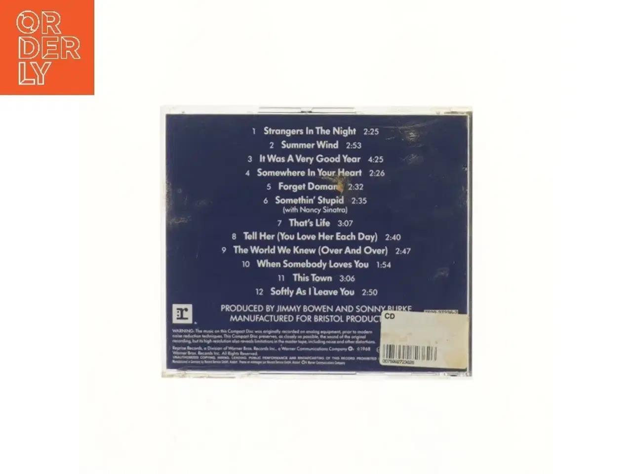 Billede 3 - CD med Frank Sinatras største hits (str. 12,5x14 cm)