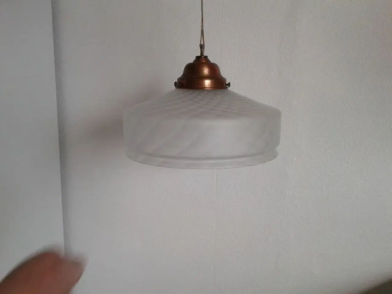 Billede 1 - gammel loftlampe