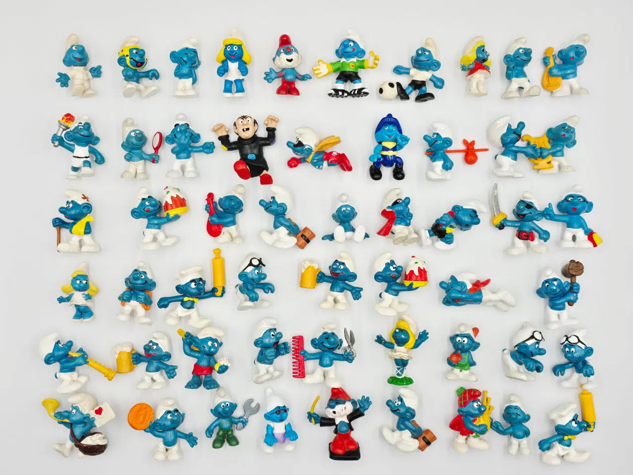 Billede 1 - 54 Smølfer sælges samlet