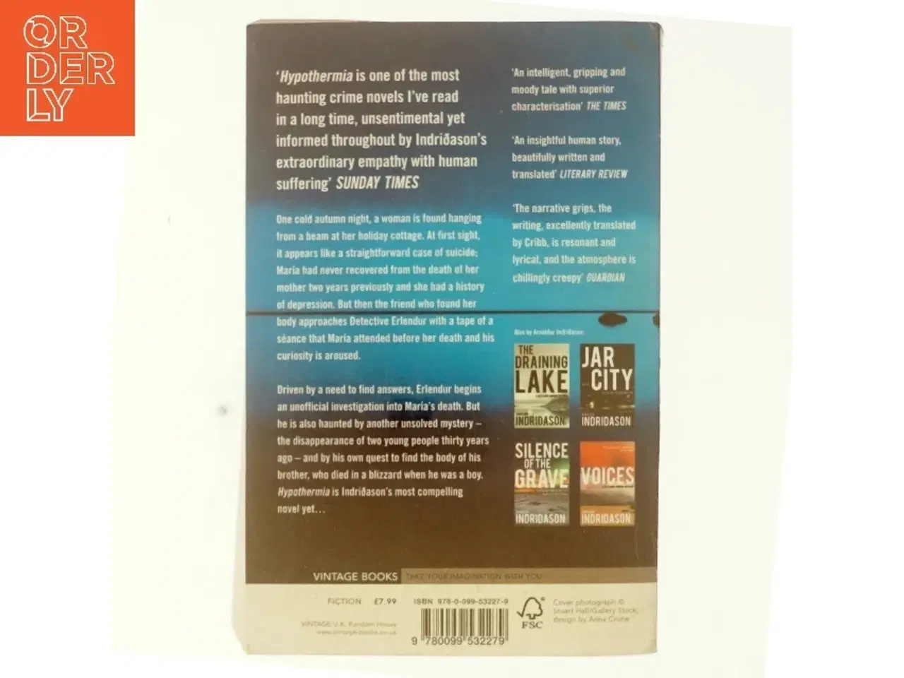 Billede 3 - Hypothermia af Arnaldur Indridason (Bog)