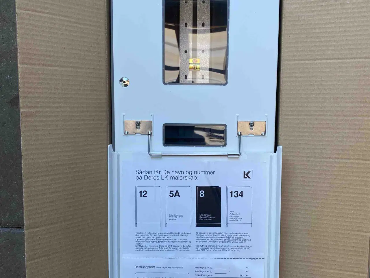 Billede 4 - LK Målerskab IM-l for ledningstilslutning.
