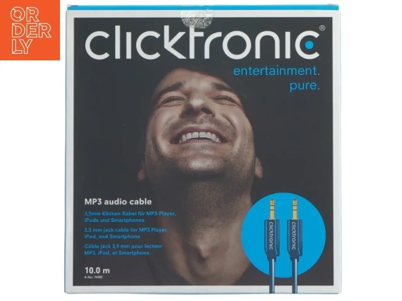 Billede 1 - Clicktronic MP3 audiokabel 10 meter fra Clicktronic (str. 10 m)