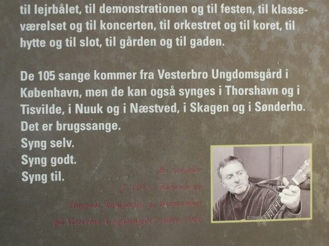 Billede 4 - stenbroens stemmer sange fra vesterbro ungdomsgård