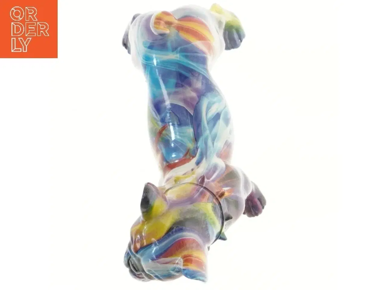 Billede 2 - Dekorativ bulldogfigur (str. 22x19x11 cm)