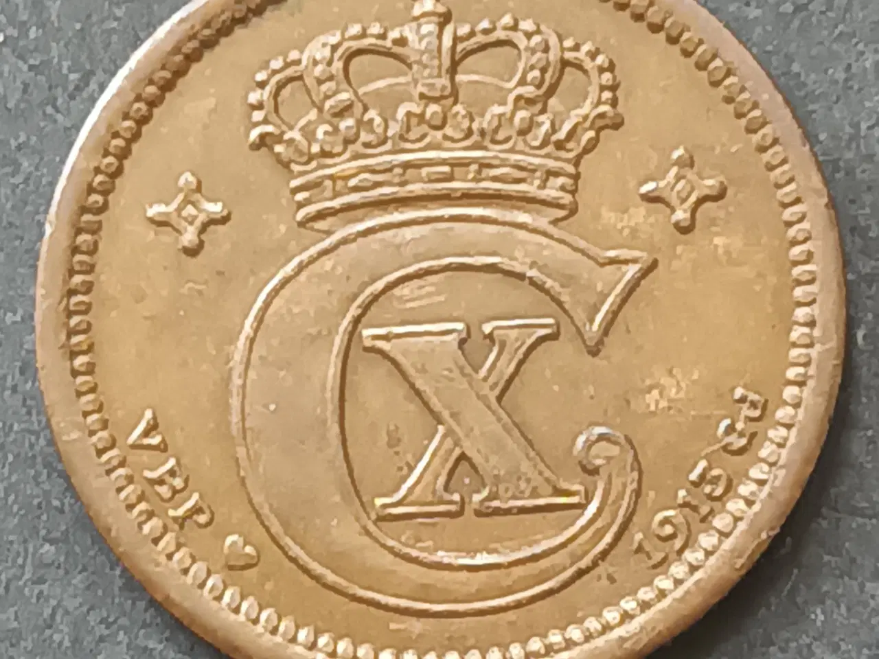 Billede 1 - 2 Øre 1913 i flot kvalitet.