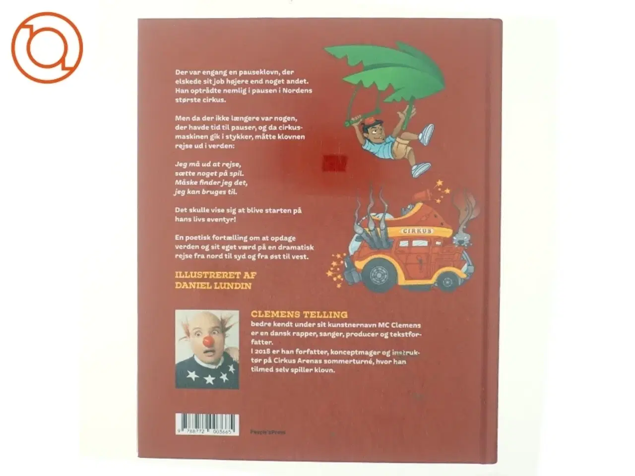 Billede 3 - Jagten på den tabte tåre : klovnen og kronprinsen af Clemens Telling (Bog)