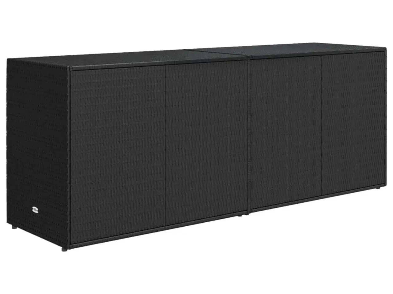 Billede 6 - Opbevaringsskab til haven 198x55,5x80 cm polyrattan sort