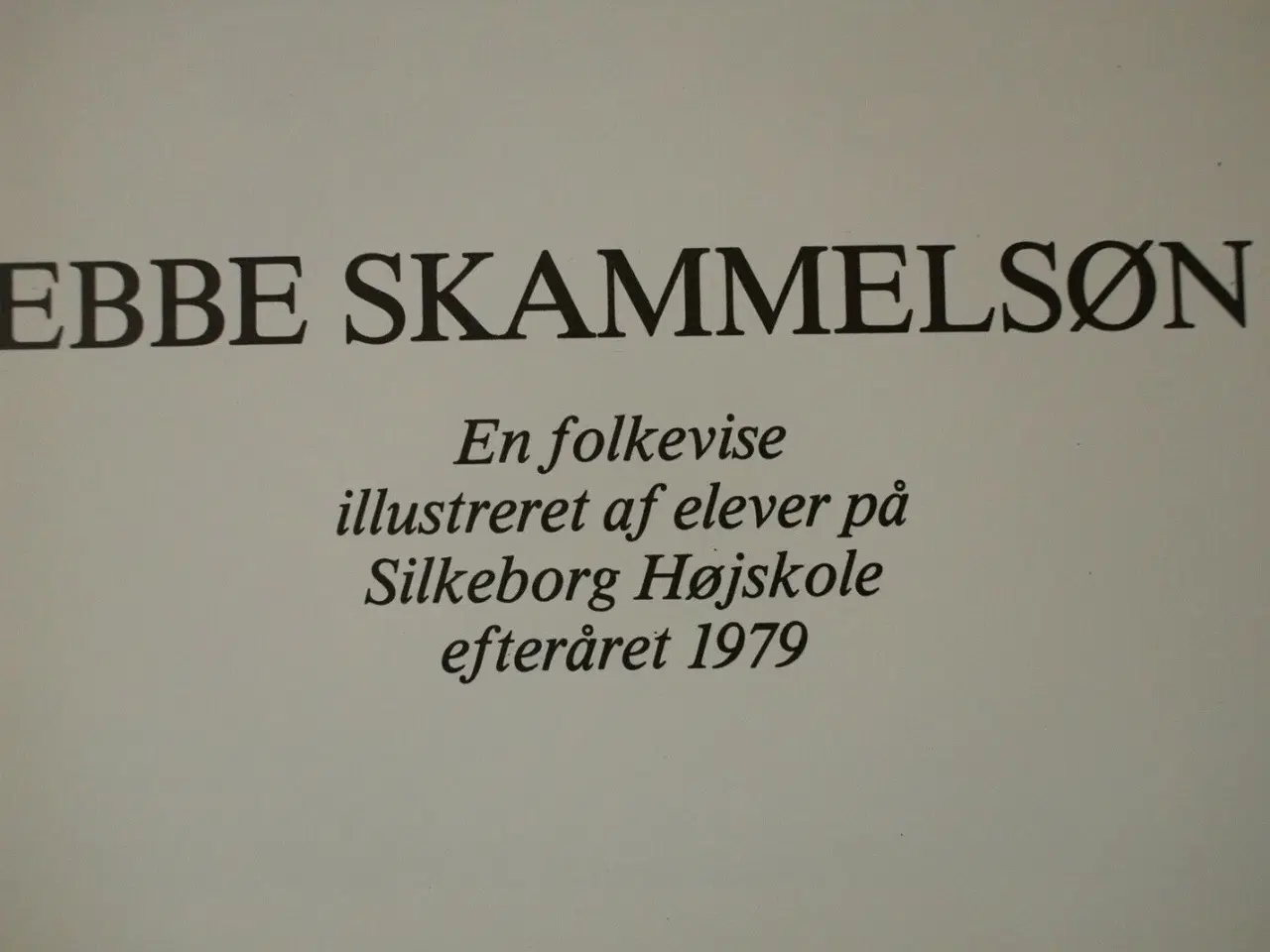 Billede 2 - ebbe skammelsøn - en folkevise, ill af elever på 