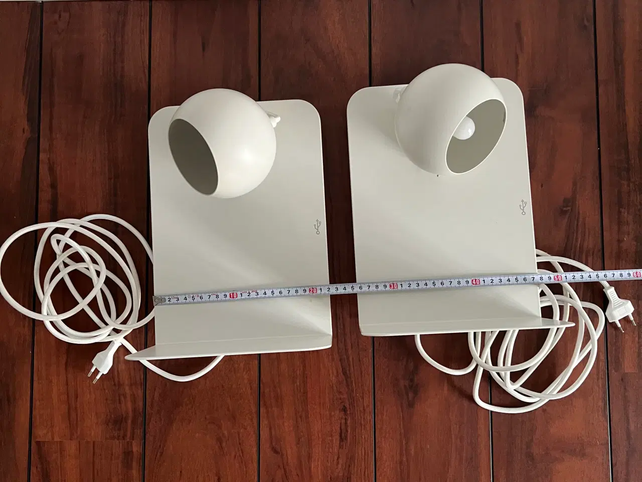 Billede 1 - Frandsen Ball væg lamper med USB