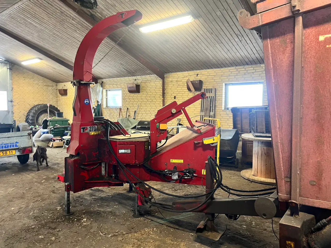 Billede 5 - TP 270 flishugger m. Højtipvogn