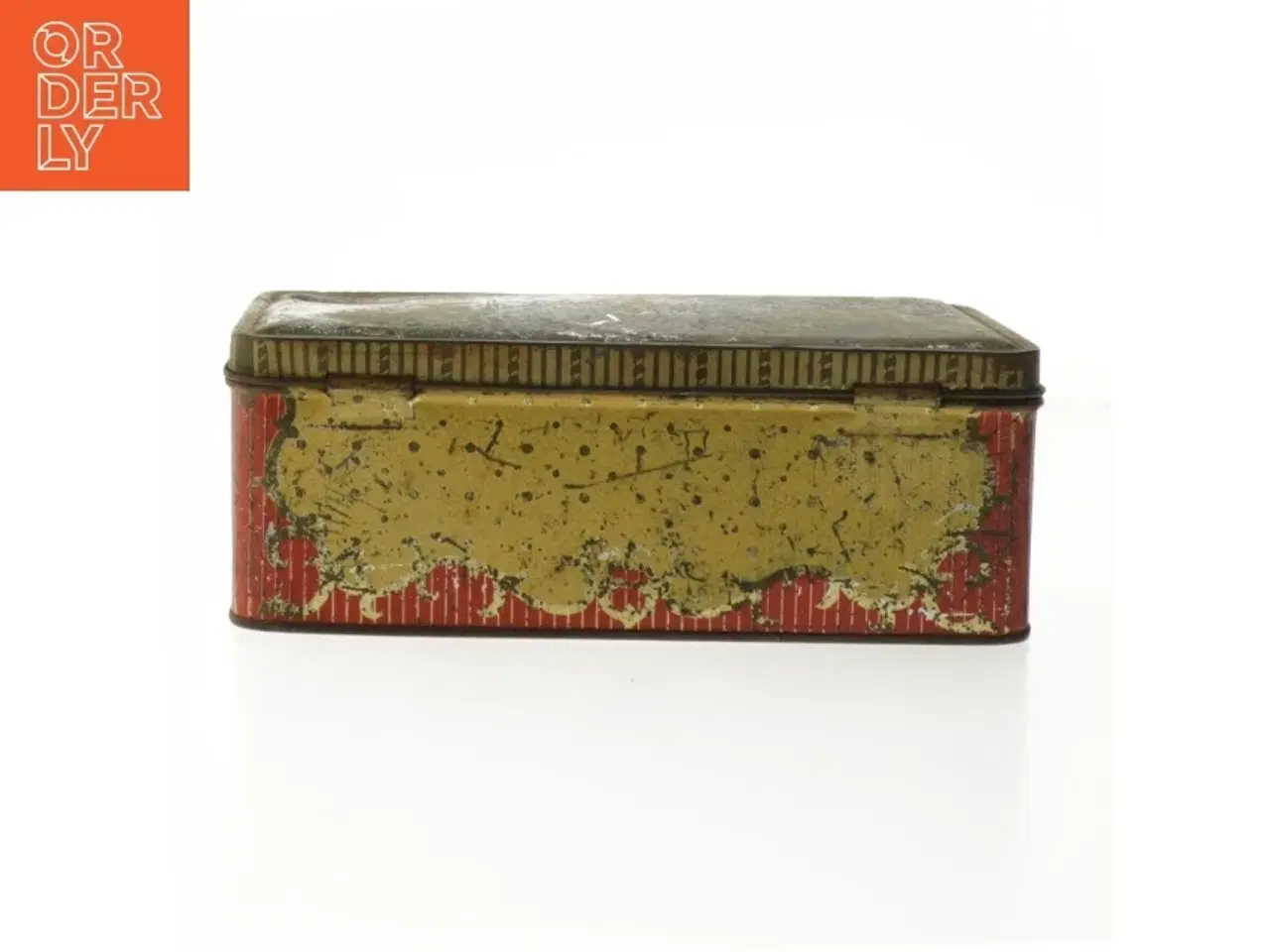 Billede 3 - Antik metalæske (str. 20x12,5 cm)