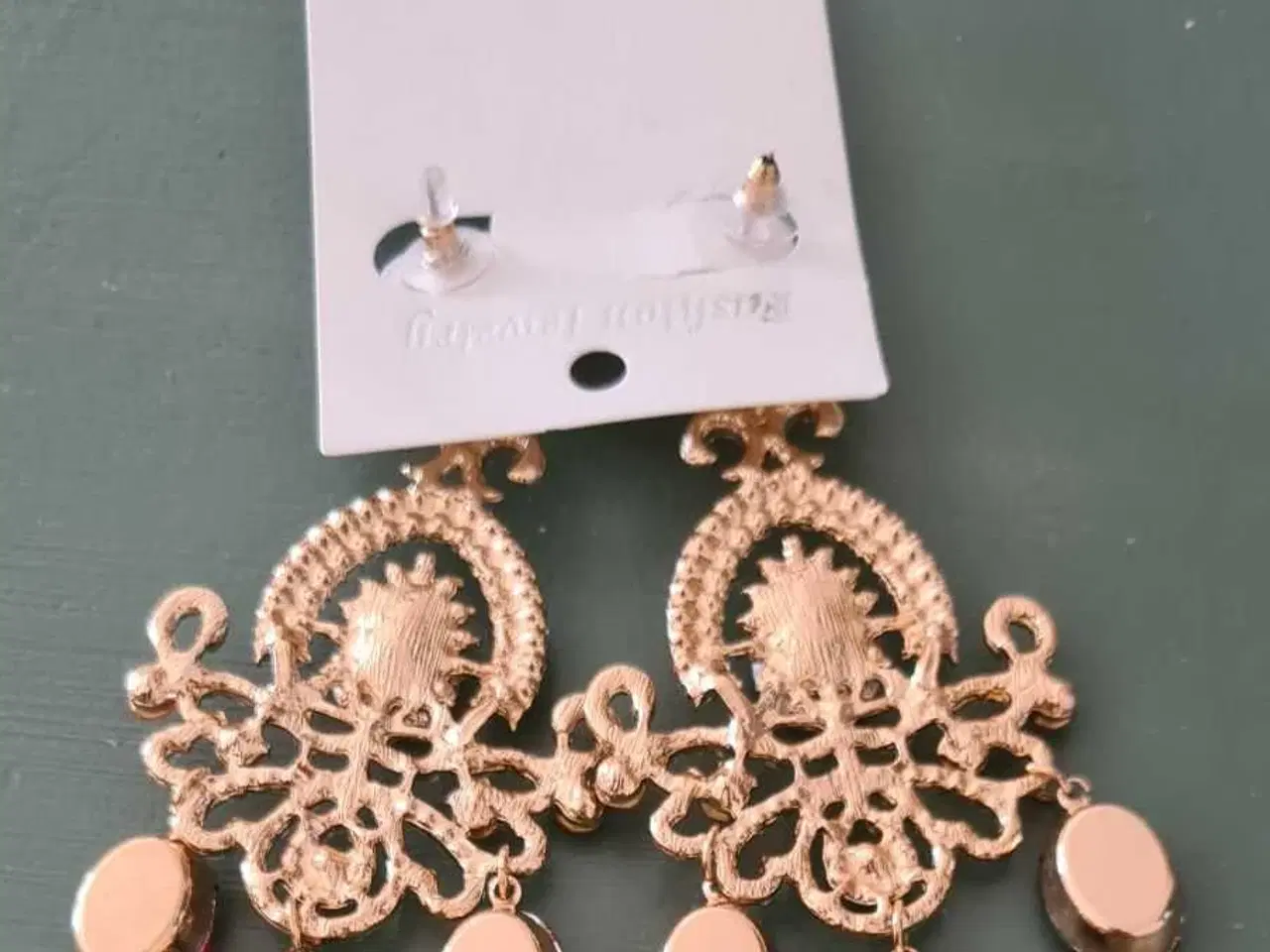 Billede 2 - Røde øreringe