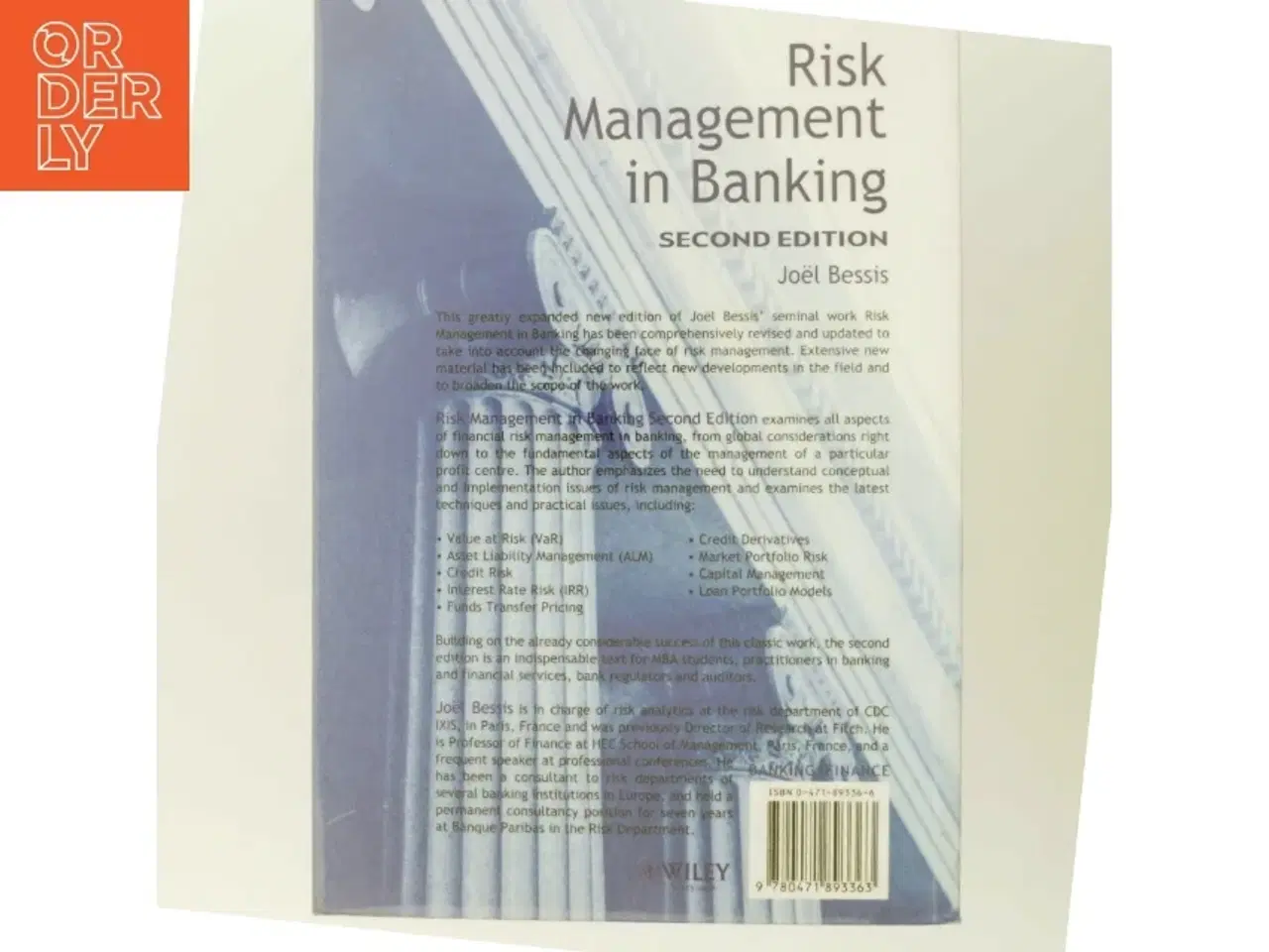 Billede 3 - Risk management in banking af Jo&#235;l Bessis (Bog)