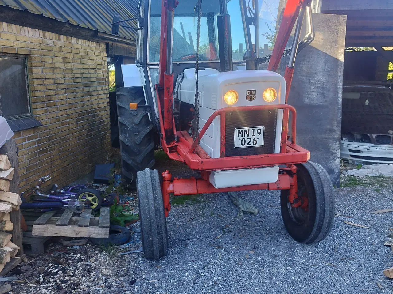 Billede 13 - Traktor David Brown 1210 med nr plade