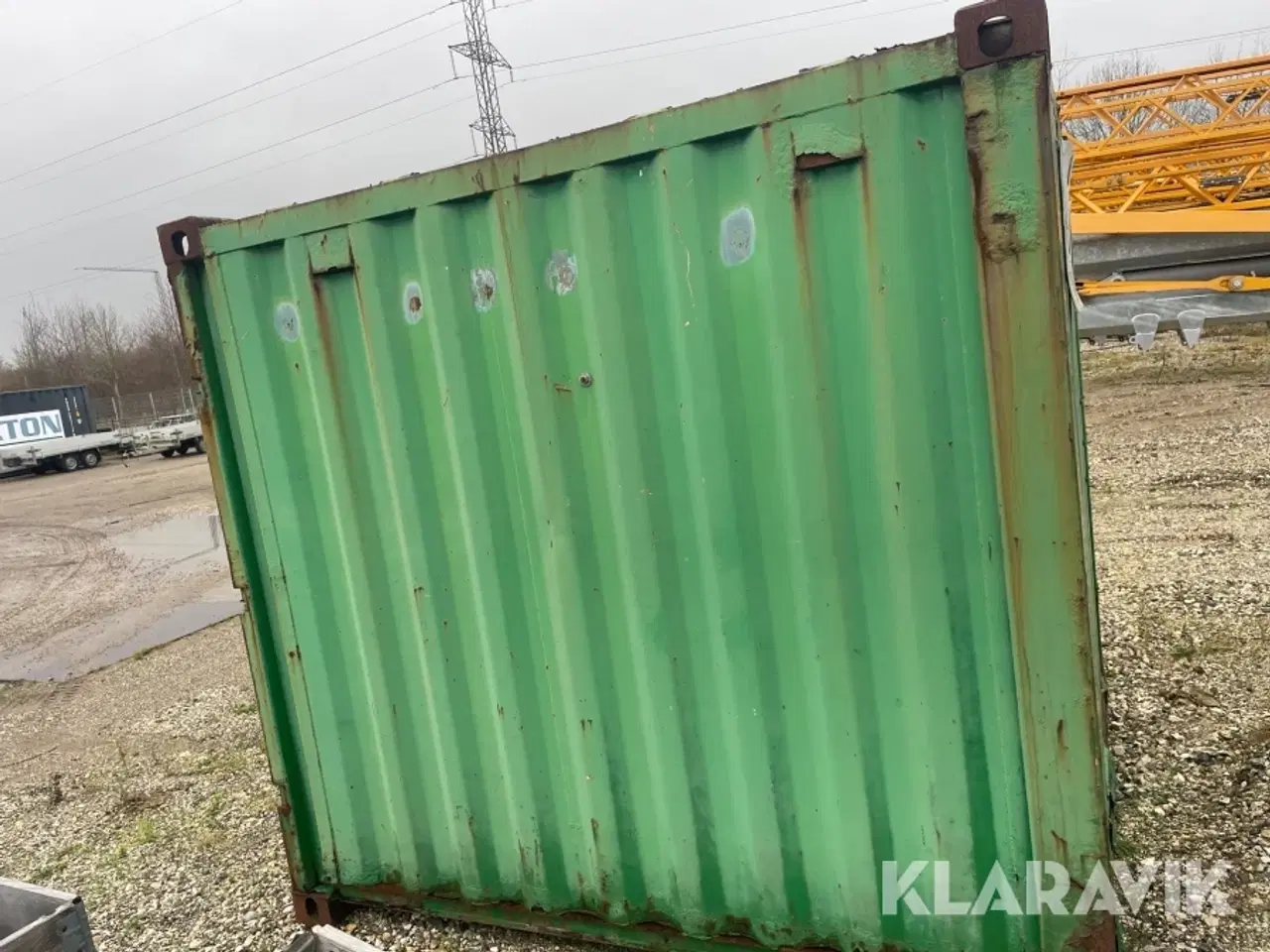 Billede 8 - Container med fyranlæg 6 fod