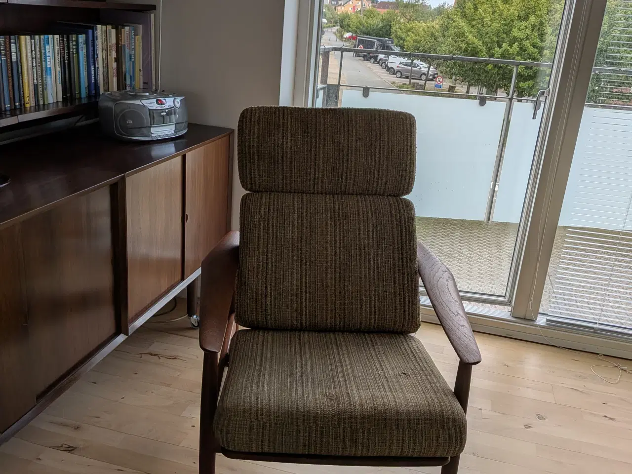 Billede 2 - SJÆLDEN ARK ARNE VODDER HØJ TEAK DESIGN STOL