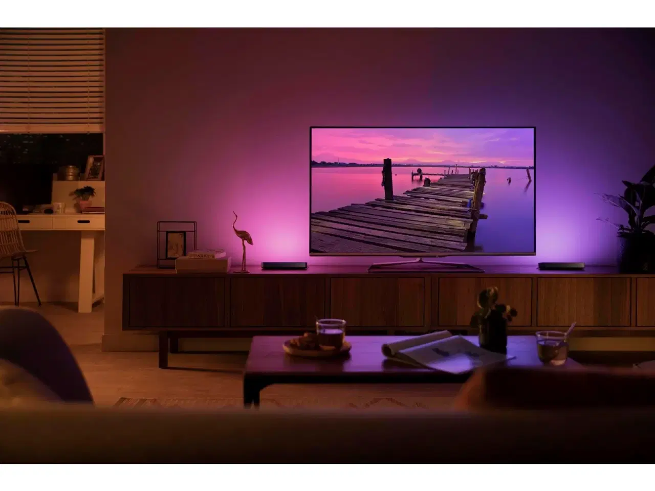 Billede 2 - Phillips Hue Lightbar 2 stk m. Bridge