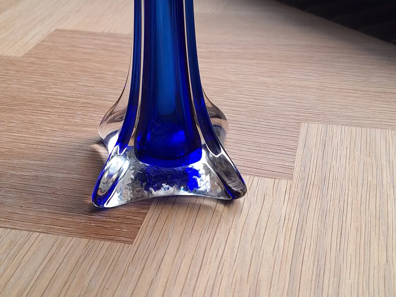 Billede 4 - Blå Murano vase